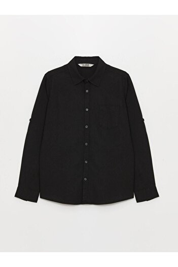 LC Waikiki Long Sleeve Textured Boy's Shirt