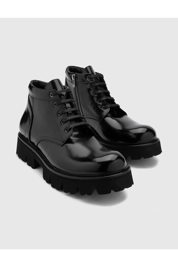 İLVİ Pilvi Genuine Leather Men's Black Boots