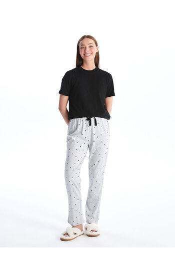 LC Waikiki Lw - Elastic Waist Polka Dot Women's Pajama Bottoms
