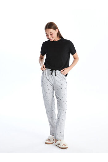 LC Waikiki Lw - Elastic Waist Polka Dot Women's Pajama Bottoms
