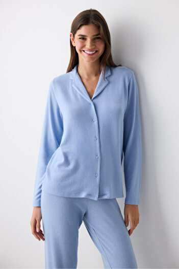 Penti Σετ πιτζάμες παντελόνι Emilia Blue Shirt
