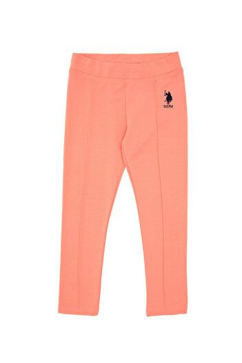 U.S. Polo Assn. Kız Çocuk Somon Tayt 50296923-VR047
