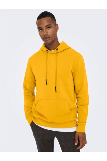 Only & Sons Onsceres Hooded Sweatshirt - Noos Sunflower