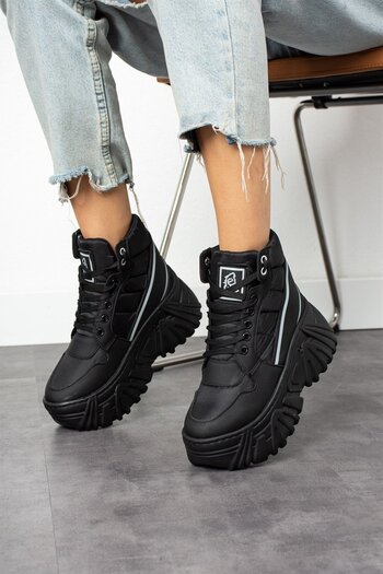 Modanizm Moreno Black Sports Boots