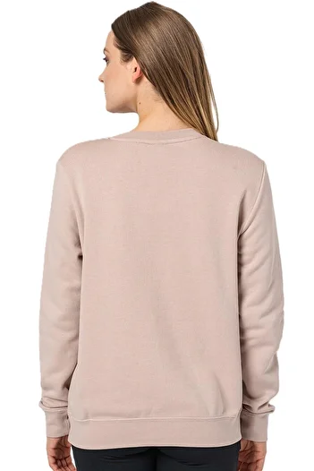 Nike Дамски суитшърт Air Fleece Sportswear Essent Womens Crew с повдигнат кафяв цвят