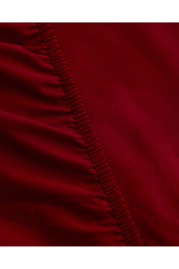 Madame Coco Manon Double 100% Cotton Ranforce Elastic Sheet - Red