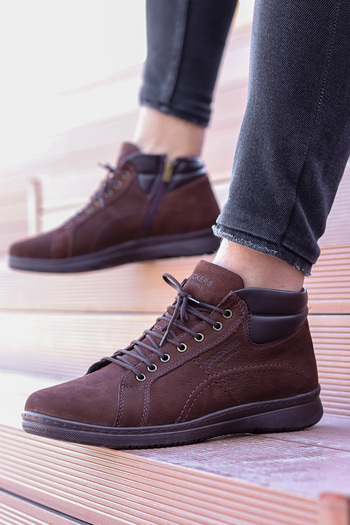 Dockers By Gerli Κοντές ανδρικές μπότες Dockers 088 από γνήσιο δέρμα με φερμουάρ