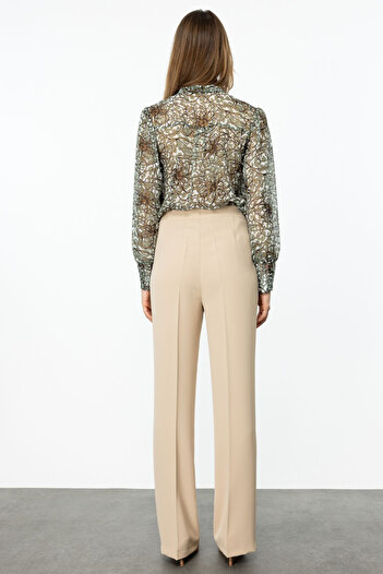 Ekol Beige Colored Pant Pnt1007