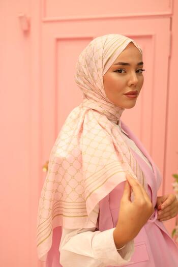 Silk Home Olinda Shawl - 49005 - 26 Pink Green