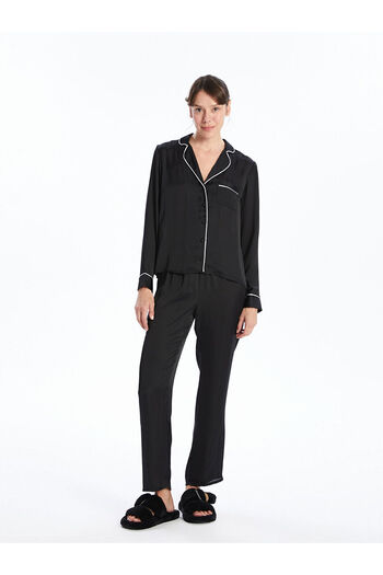 LC Waikiki Lcwk Shirt Collar Women's Pajamas Set