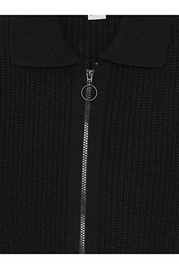 LC Waikiki Lw - Polo Collar Girl's Knitwear Cardigan