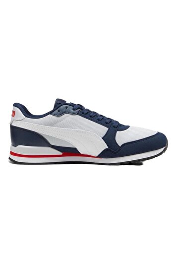 Puma 384640 22 ST Runner V3 Mesh Lacivert-Gri-Kırmızı Kadın Spor