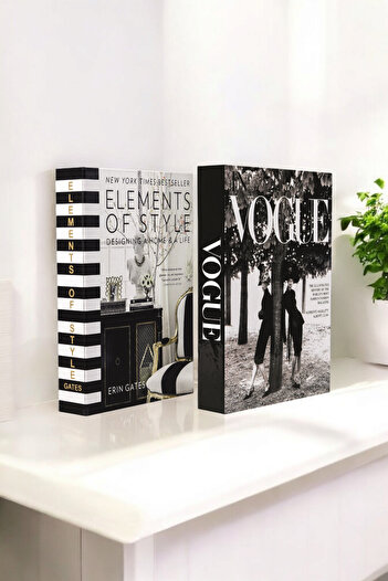 irayhomedecor Декоративна книжкова коробка з 2 частин Element & Vogue Women