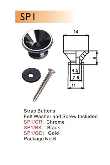VALENCIA SP1BK ΚΡΕΜΑΣΤΟ ΚΙΘΑΡΑΣ, ΜΑΥΡΟ, DR.PARTS DR.PARTS ΚΙΘΑΡΑ ΚΑΙ ΒΙΔΑ