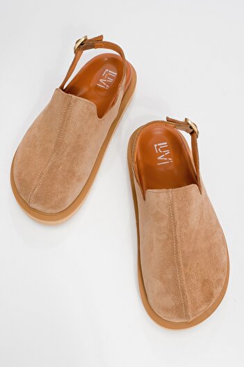 LuviShoes Dámské sandály z pravé kůže Laby Soil Suede