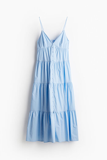 H&M Katlı ve Askılı Elbise