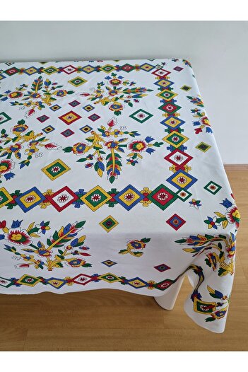 Milenam Traditional Ethnic Slap Patterned Tablecloth