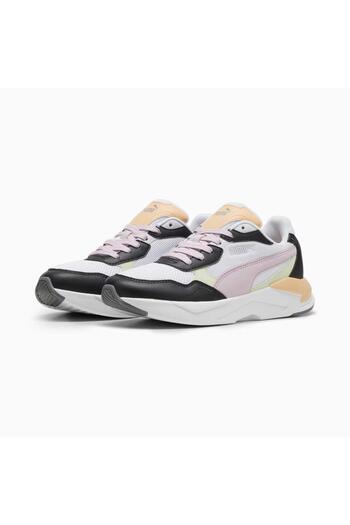 Puma X-Ray Speed Lite-White-Grape Mist-Black-Green Unisex Spor Ayakkabısı 384639