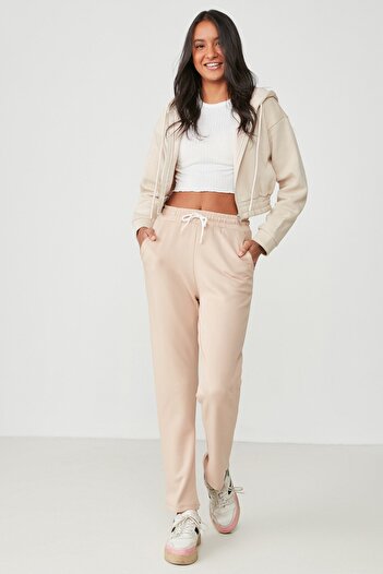 C&City Φούτερ ίσιο πόδι 733 Milk Brown