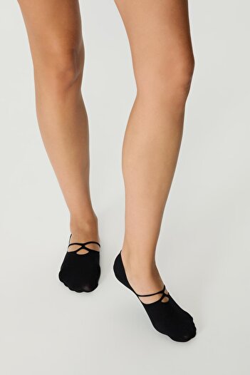 C&City Black Ballerina Ballet Socks