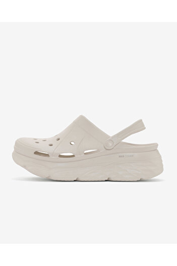 SKECHERS Max Cushioning Foamies - Dreamlike Women's White Slippers 111267 Wht