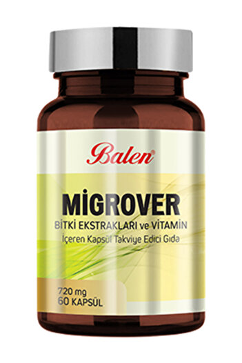 Balen Migrover Capsules with Plant Extracts and Vitamins