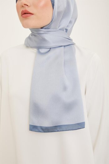 Armine Baby Blue Janjan Trend Shawl - 68