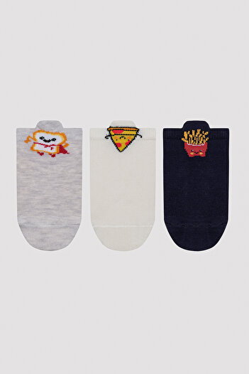 Penti Комплект от 3 ботуши Snack Socks за момчета