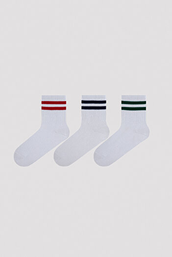 Penti Colorful Stripe Printed Tennis Socket Socks