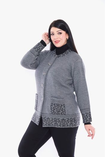 serkan triko SERKAN Knitwear MOTHER'S WOOL CARDIGAN