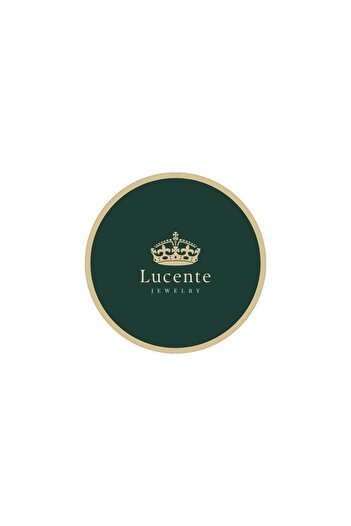 Lucente Jewellery Hediye Kutulu 3 Boyutlu Harf Kolye Isim Baş Harfli 925 Ayar Altın Gümüş Kaplama A Harfi Kolyesi