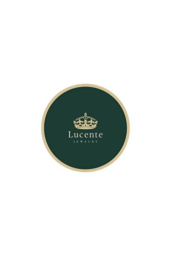 Lucente Jewellery Hediye Kutulu Özel Tasarım 925 Ayar Gümüş Kaplama Bulut Altın Kaplama Kararmaz Kolye
