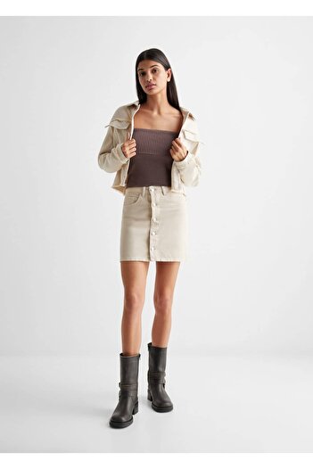 Mango Teen Brown T-Shirt for Kids