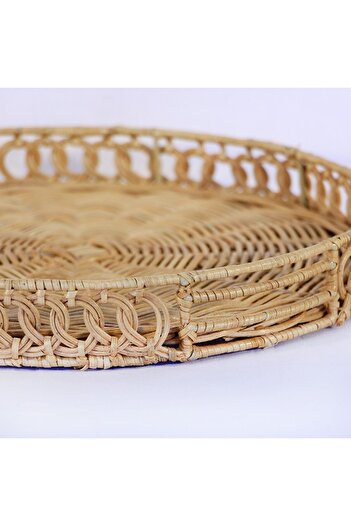 Mylamp Lantana 35X5 Cm. Rattan Tray