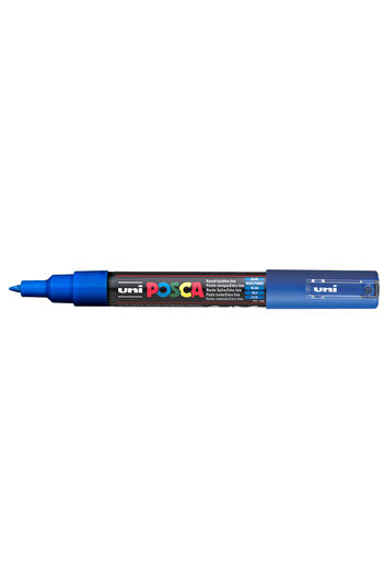 Uni Posca 0.7 mm Blue Painting Marker - Pc-1M