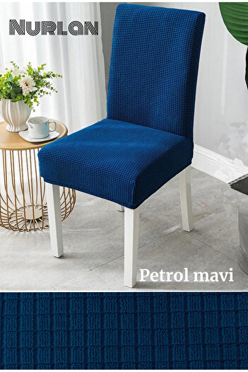 nurlan Κάλυμμα και κάλυμμα καρέκλας Petrol Blue - 1 Τεμάχιο