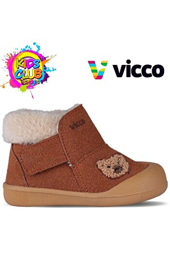 Vicco Kind First Step Baby Orthopedic Παιδικές Μπότες Καφέ