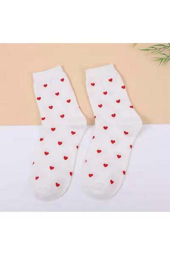 HANKARAYEL Дамски чорапи с форма на сърце, 5 чифта
