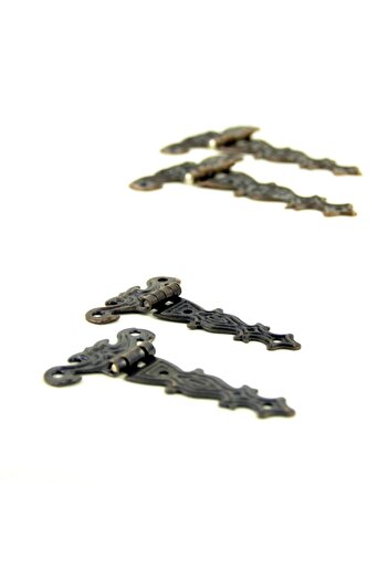 Ayder 4-Piece Small Tail Antique Copper Hinge