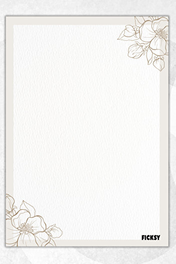Ficksy A5 Size Floral Print Notepad - 50 Sheets, Memopad, Memo Pad and to Do List Notebook