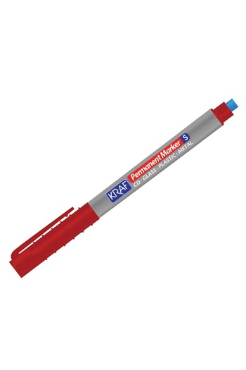 KRAF 270M ASETAT KALEMİ SİLGİLİ (S) KIRMIZI