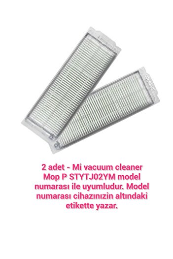 LİN GRUP Robot aspirator Xiaomi Mop P - Model de aspirator, 2 filtre Hepa, compatibil