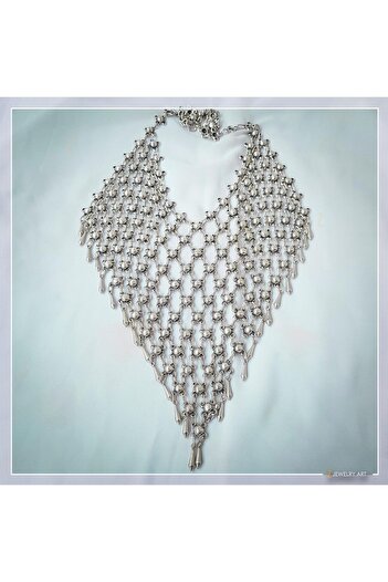 Z Jewelry Design DAKTARI - El Yapımı Etnik Otantik Bohem Kadın Yaka Kolye