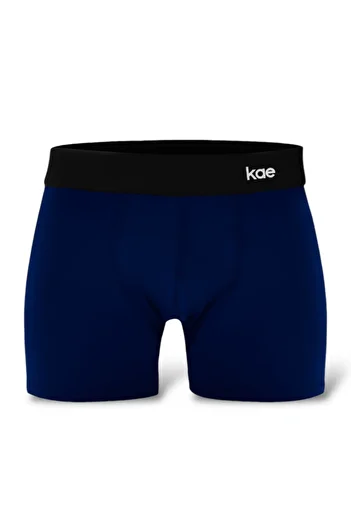 KaeLaurean Men's Boxers - Navy Blue Lycra
