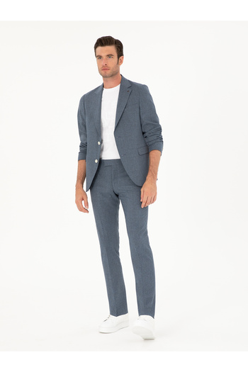 Cacharel İndigo Slim Fit Yün Karışımlı Takım Elbise 50284890-VR028