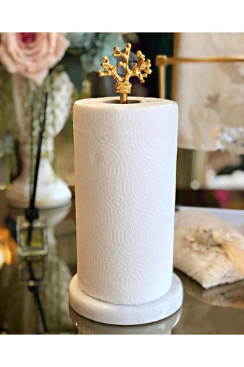 DM HOME DEKOR Marble Roll Towel Holder
