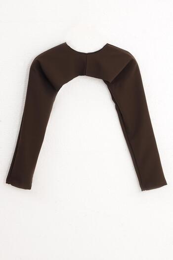 PİNKMARK Pinkmark Women's Inner Weared Tesetures Brown 3 Pack Bolero Bluz Sleeves Mcpmbl25649