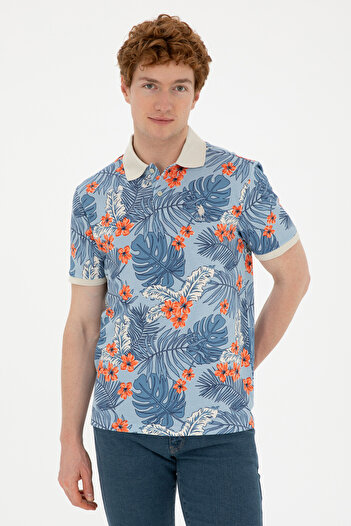 U.S. Polo Assn. Ανδρικό Μπλουζάκι Μπλε 50289883-VR036