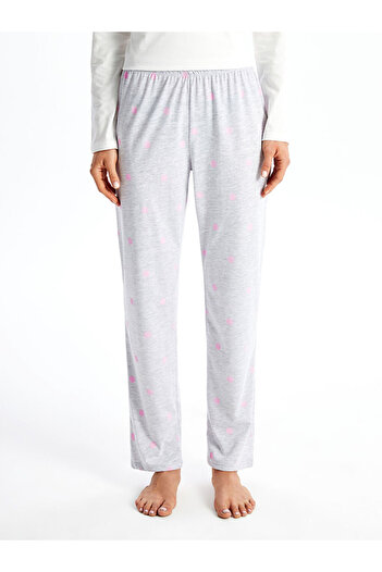 LC Waikiki Polka Dot Damen-Pyjama-Unterteil – elastische Taille