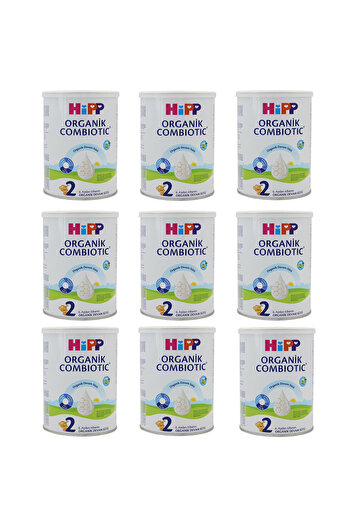 Hipp 2 Organik Combiotic Devam Sütü 350 gr 9 ADET